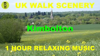 Kimbolton Walk Scenery, 1 Hour Relaxing Music Ambient Background Nature Video