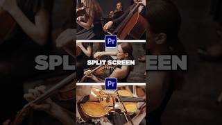 Easy Split Screen Effect in Premiere Pro #tutorial