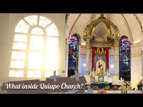 Why do people visit Quiapo Church?