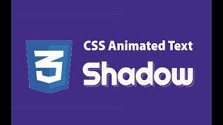 Animated Text Shadow using CSS - Pure HTML CSS