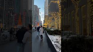 WALKING IN NEW YORK CITY MANHATTAN |USA #reels #trendingreels #winter #2024