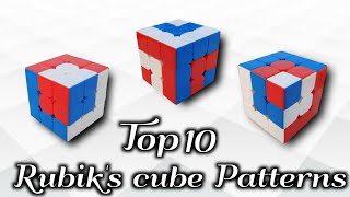 Top 10 Rubik's cube Patterns