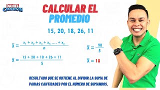 CÓMO CALCULAR EL PROMEDIO Super facil - Para principiantes