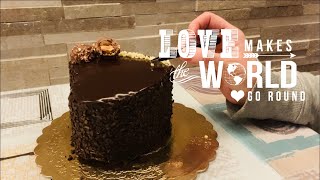 #heartcakedecorating  tutorial #torta con #ganache a specchio