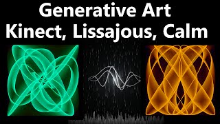 [Processing] Generative Art, Kinect, Lissajous Figures, Dumb Agents