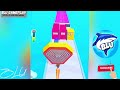 tiktok gameplay video 2023 satisfying mobile game max levels battery run 3d ball run 2048 update