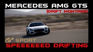 GT Sport: Mercedes AMG GTS Drifting Around Willow Springs (SMOKE SHOW)