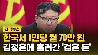 '매달 70만 원' 종착지 김정은…국정원 "실체 규명 중" (자막뉴스) / SBS