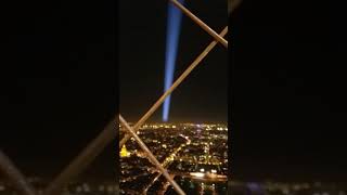 Eiffel Tower Summit View at night