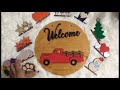 diy interchangeable welcome sign vintage truck