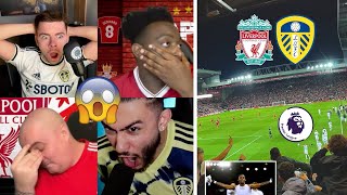 GOAL REACTIONS!😱 Leeds WIN at Anfield in 90th Minute😍 Liverpool 1-2 Leeds United | Premier League