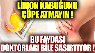 Dizlerinde Ağrı Olanlar Doktorları Bile Şaşırtan Limon Kabuğunun İnanılmaz Faydası !