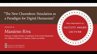 2024 Presidential Faculty Award Lecture with Massimo Riva