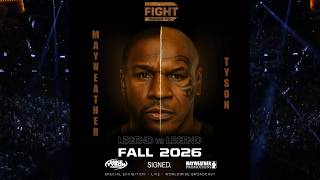 Mike Tyson Vs. Floyd Mayweather Jr. Is On For The Fall Of 2026