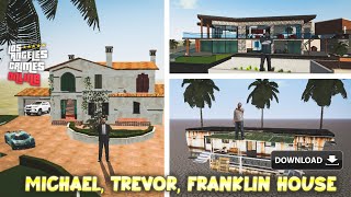 Los Angeles crimes online Trevor, Franklin, Michael house maps download