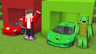 Which CAR is BETTER MAIZEN vs MIKEY? - Funny Story in Minecraft (JJ)
