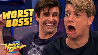 Every Time Captain Man Was A HORRIBLE Boss! | Henry Danger