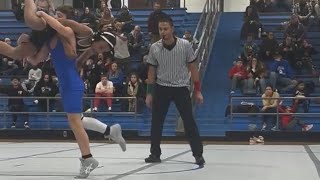 My first wrestling match (sorry about the noise)