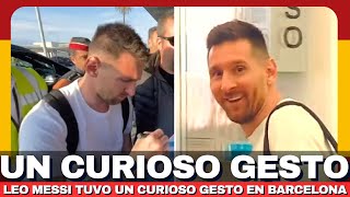 Leo Messi y un CURIOSO GESTO que llamó mucho la ATENCIÓN 😱