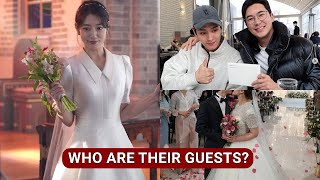 The first attendees at Park Shin Hye's wedding have been revealed