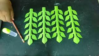 cut leaf for flower /កាត់ទងស្លឹកផ្កា