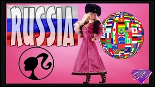 RUSSIAN RUSSIA BARBIE DOLL TOY UNBOXING REVEW VINTAGE 1988 MUÑECA JUGUETE