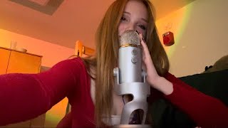 asmr valentine’s day whisper ramble (+tapping)