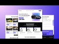 Responsive Car Rental Website Using HTML CSS & JavaScript