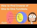 💯 How to Find the Inverse of One-to-One Functions Explained. Watch this Video to Find out!