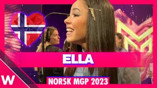 🇳🇴 Ella "Waist"  | Melodi Grand Prix 2023 (INTERVIEW)