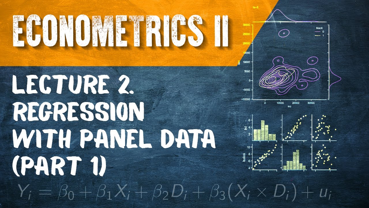 Econometrics II. Lecture 2. Regression With Panel Data. Part 1 - YouTube