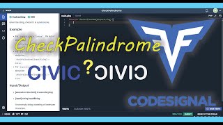 Check Palindrome | CodeSignal | PHP