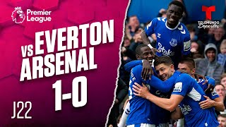 Highlights & Goals: Everton vs. Arsenal 1-0 | Premier League | Telemundo Deportes