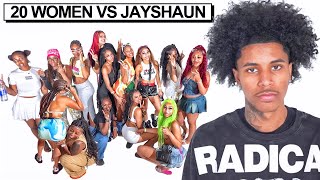 20 WOMEN VS 1 YOUTUBER: JAYSHAUN