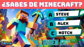 ¿Qué tanto sabes de MINECRAFT? 🔨🧱 SUPER Desafío de Trivia QUIZ