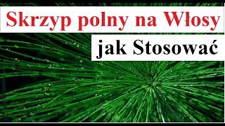 Skrzyp polny na Włosy - jak Stosować