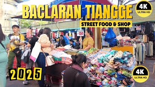 [4K] BACLARAN TIANGGE TOUR 2025 - STREET FOOD AND SHOP