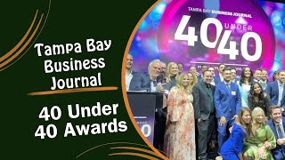 "Highlighting Excellence: Tampa Bay Business Journal's 40 Under 40 Awards Dinner 2023"