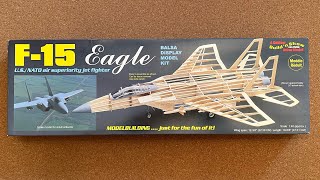 Guillows F-15 Eagle unboxing