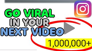 The EASIEST Way To Go Viral on Instagram Reels in 2024 (How To Go Viral on IG Reels)
