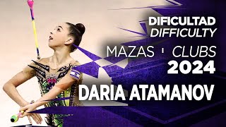 Daria Atamanov - Clubs Difficulty 2024 #RoadToParis