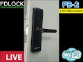 live video smart security door lock