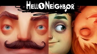 Hello Neighbor and Hello Neighbor Hide & Seek - All Cutscenes (iOS, Android)