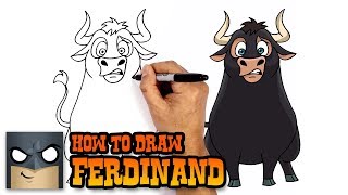 How to Draw Ferdinand (Step by Step Drawing Tutorial)