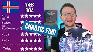 RATING VÆB - RÓA - Iceland Eurovision 2025