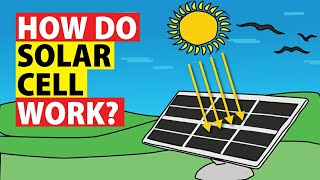 How do solar cells work to generate electricity?