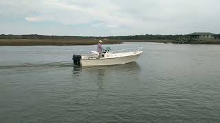 Restored 1974 Classic Aquasport  170 on The Intracoastal Waterway