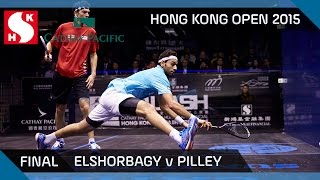 Squash: Hong Kong Open 2015 - Men's Final Highlights: Elshorbagy v Pilley