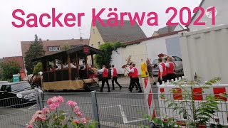 Фюрт, Германия. Парад Sacker Kärwa у нашего дома. Fürth.