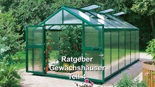 RegioTV Bauen\u0026Wohnen: - Ernte aus dem eigenen Garten - Mit einem Gewächshaus früher und öfters